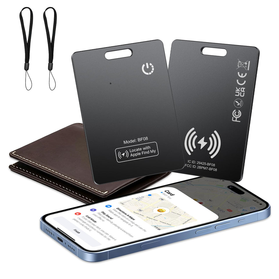 CASCHO front packaging showing two black tracker cards and compatibility badge