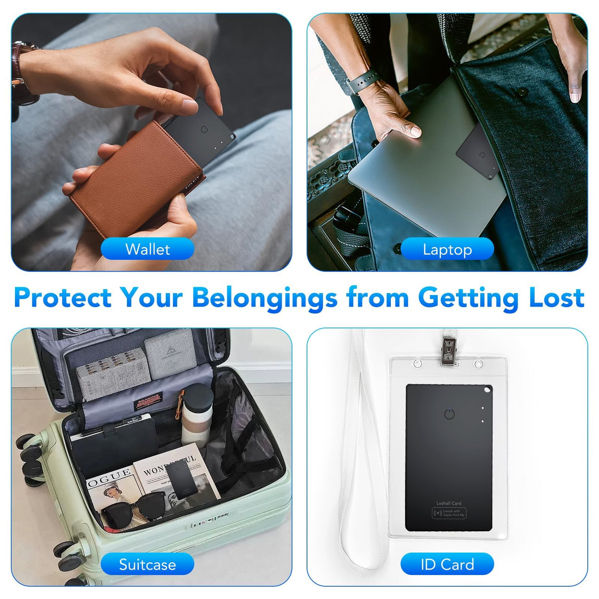 CASCHO card submerged briefly to show IP68 water resistance protecting electronics