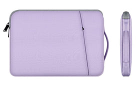 CaseDeer 15.6-inch purple case keeps cables neatly organized.