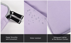 CaseDeer slim 15.6-inch purple case fits bags.