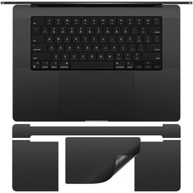 CaseBuy front packaging showing the Space Black 3-in-1 skin and model compatibility