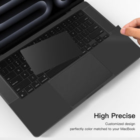 CaseBuy keyboard top skin with Touch ID cutout demonstrating exact fit and protection