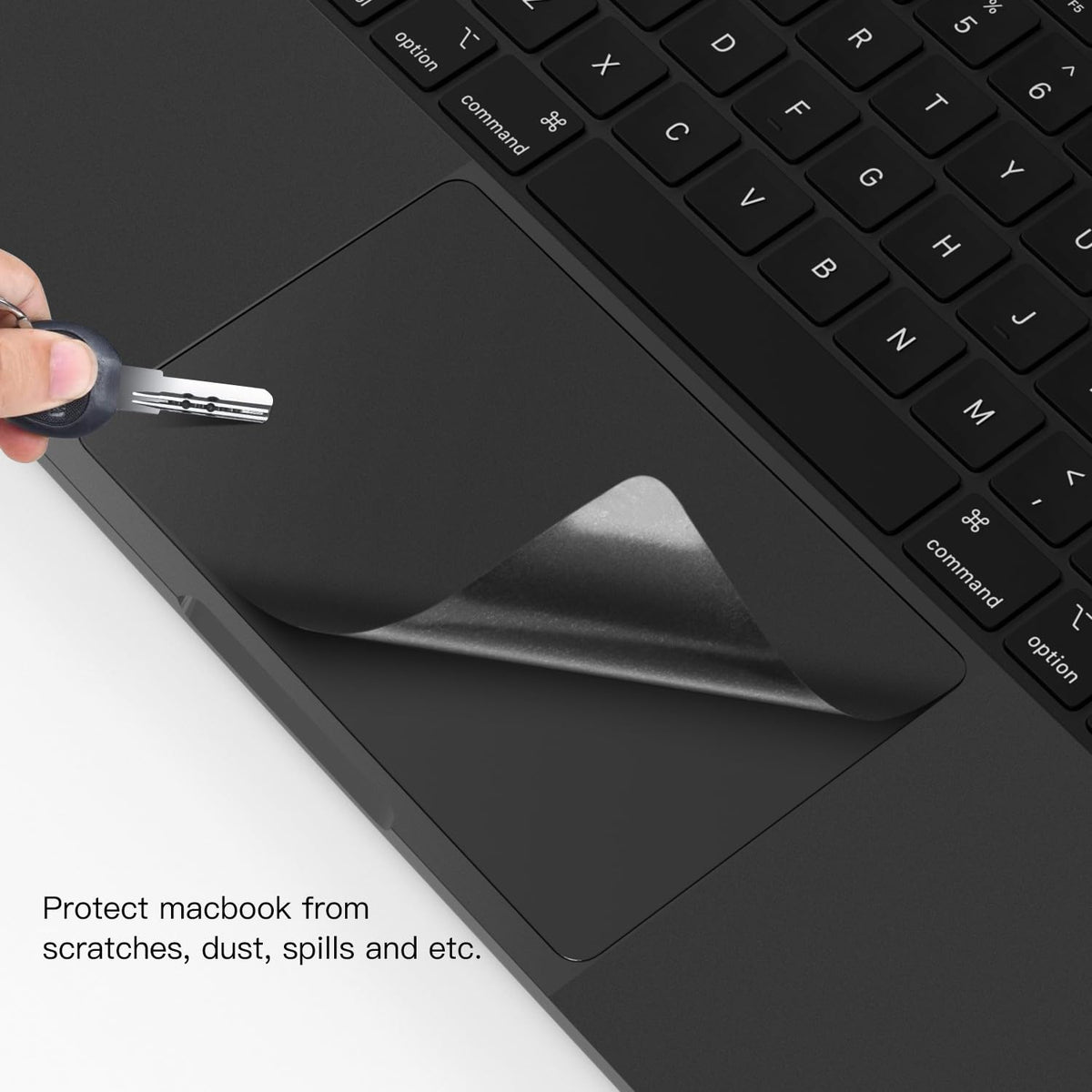 CaseBuy MacBook Pro with skin beside ruler illustrating ultra-thin 0.2mm profile