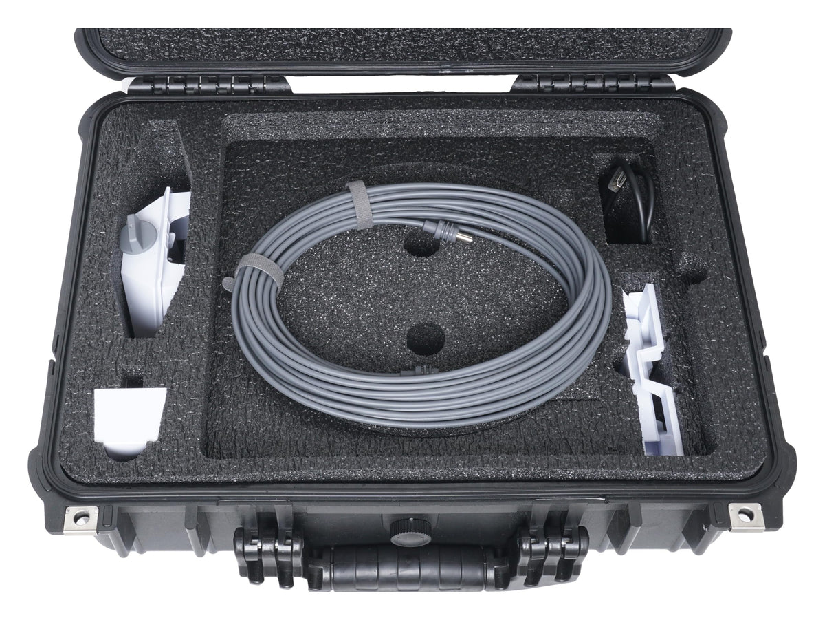 Case Club foam interior securely holds Starlink components