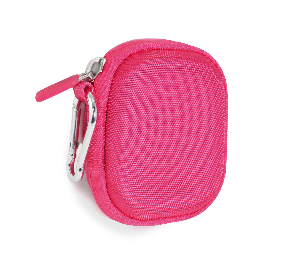 CaseSack case for JLab Go Air Pop pink offers lightweight transport and quick access.