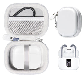 CaseSack Case for TAGRY X08 headphones with 60H battery keeps earbuds safe during travel