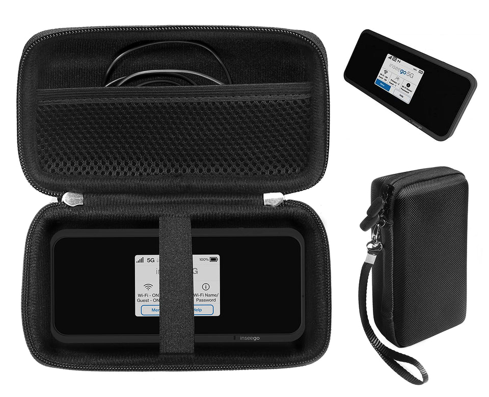 CaseSack front view closed showing compact protective shell and zipper