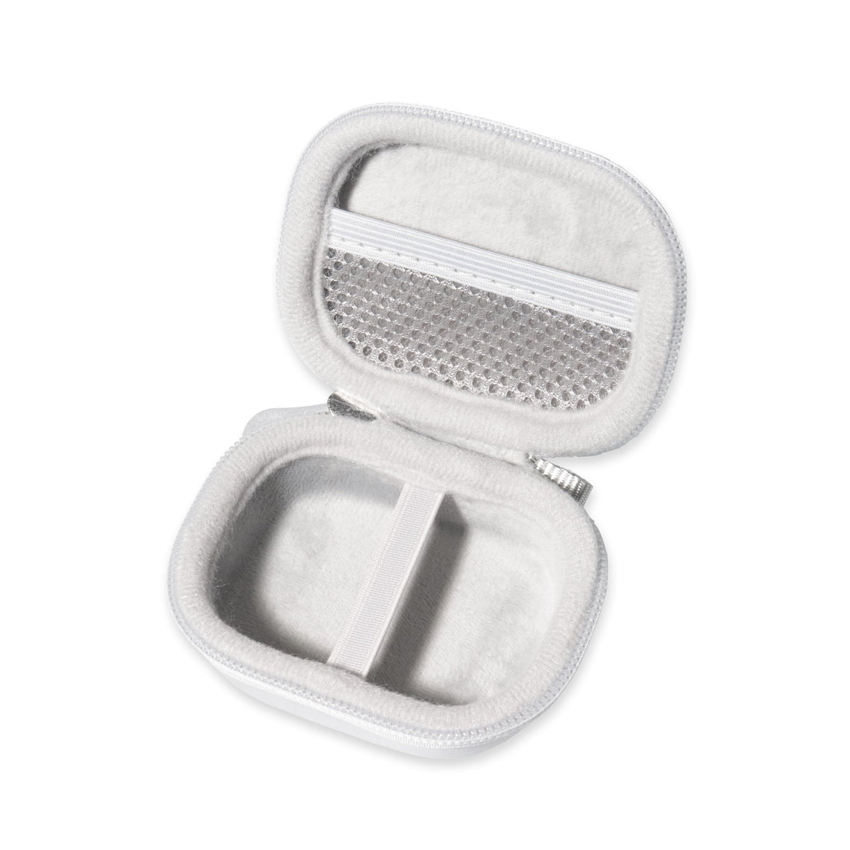 Casesack JBuds Mini case travel-ready for lightweight portability.