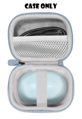 CaseSack close-up of strong semi-hard zipper offering secure closure and durability