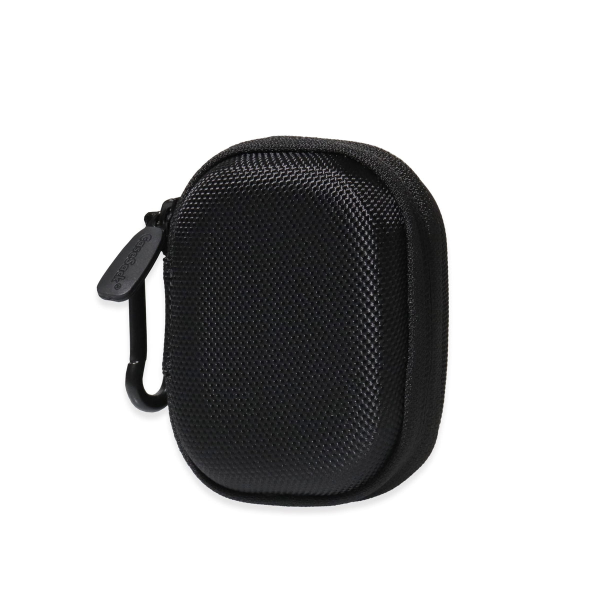 CaseSack open interior holding Raycon charger case and cable for neat storage