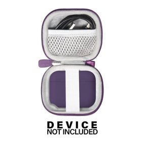 CaseSack Semi-hard protective case shields from shocks and scratches.
