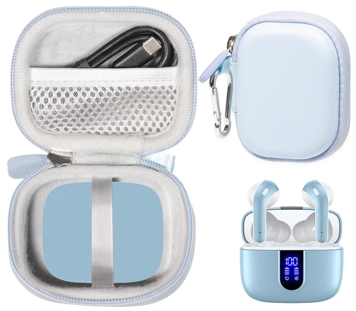 CaseSack TAGRY X08 case overview showing portable protection and organization