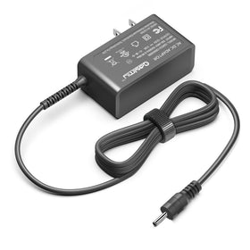 CASIMY 12V 3A charger front view, compact travel power for tablets and laptops