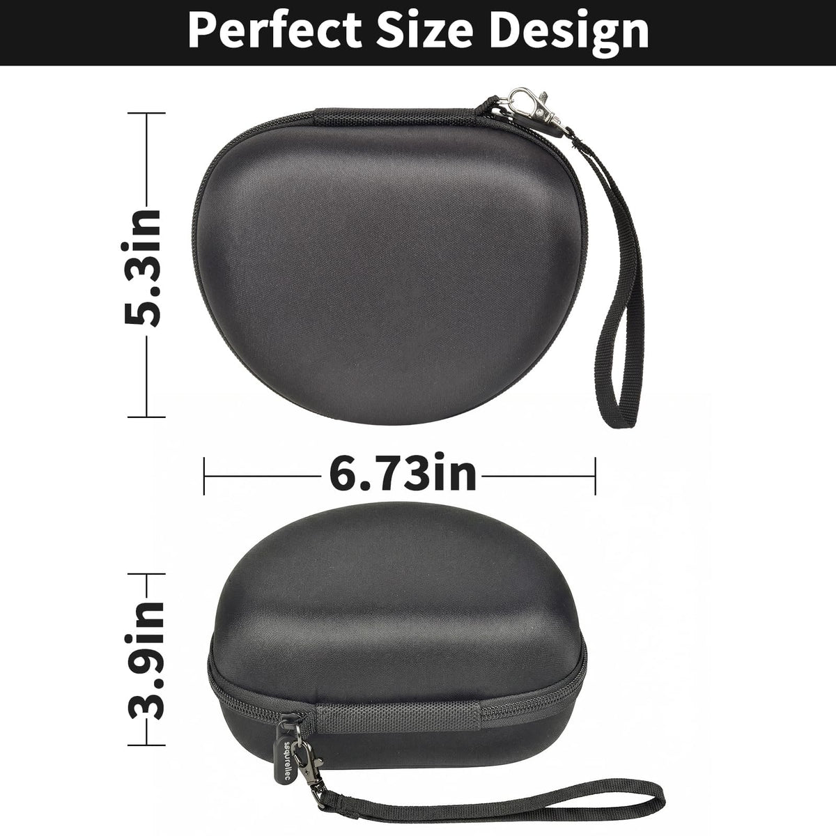 Casmilee organizer pocket keeps cables and adapters neatly stored
