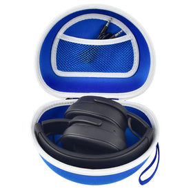 Casmiilee case with rugged outer shell protecting Skullcandy and similar headphones