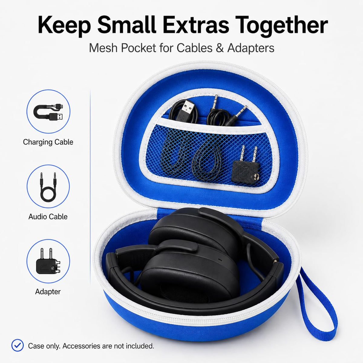 Removable hand strap allows easy carry during commutes