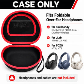 casmilee headphone case for Skullcandy Hesh Evo keeps headphones secure