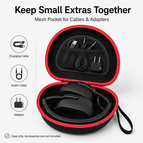 casmilee headphone case for TOZO HT3/HT2 travel ready design