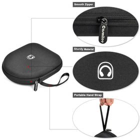 casmilee with JBL Tune headphones fitting compactly for travel protection