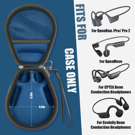 casmilee open interior showing mesh pocket and elastic straps for organization