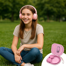 casmilee portable headphone storage lightweight and easy to slip into a bag