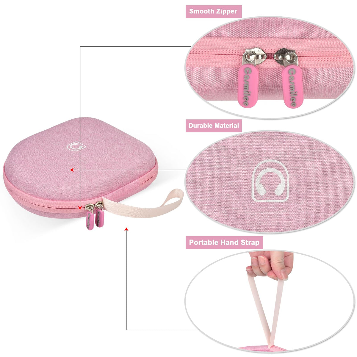 casmilee case for JBL Tune 510BT compact and protective during workouts