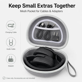 casmilee protective travel case guards Skullcandy devices during commutes and flights