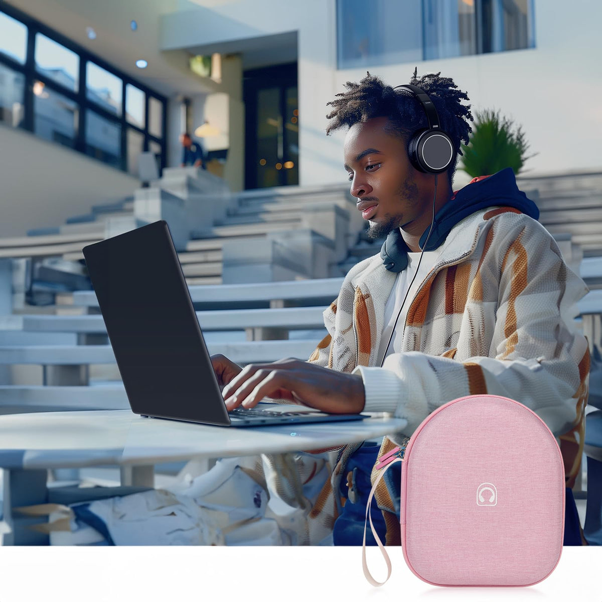 casmilee travel-friendly design with a sturdy handle for easy carrying