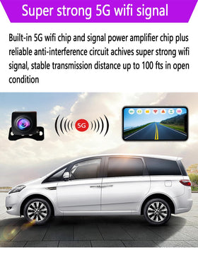 Casoda mounted on SUV rear illustrating wide-angle coverage benefit