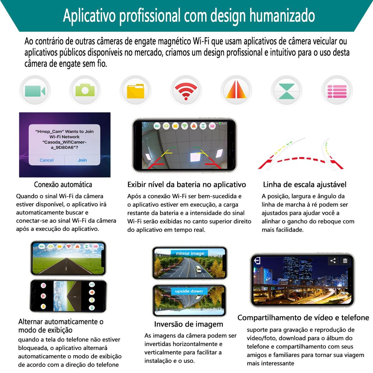 Casoda professional app delivering real-time display and easy pairing