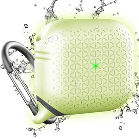 Catalyst front view showing snug AirPods 3 fit and secure protection