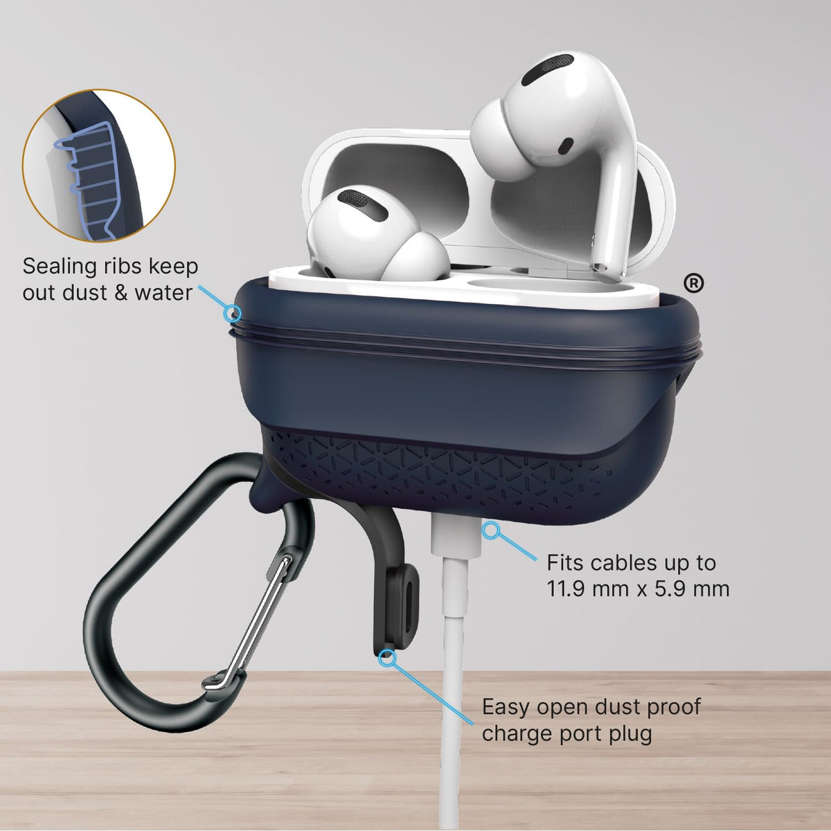 Catalyst AirPods Pro 2 Case warranty and trusted brand for long lasting protection