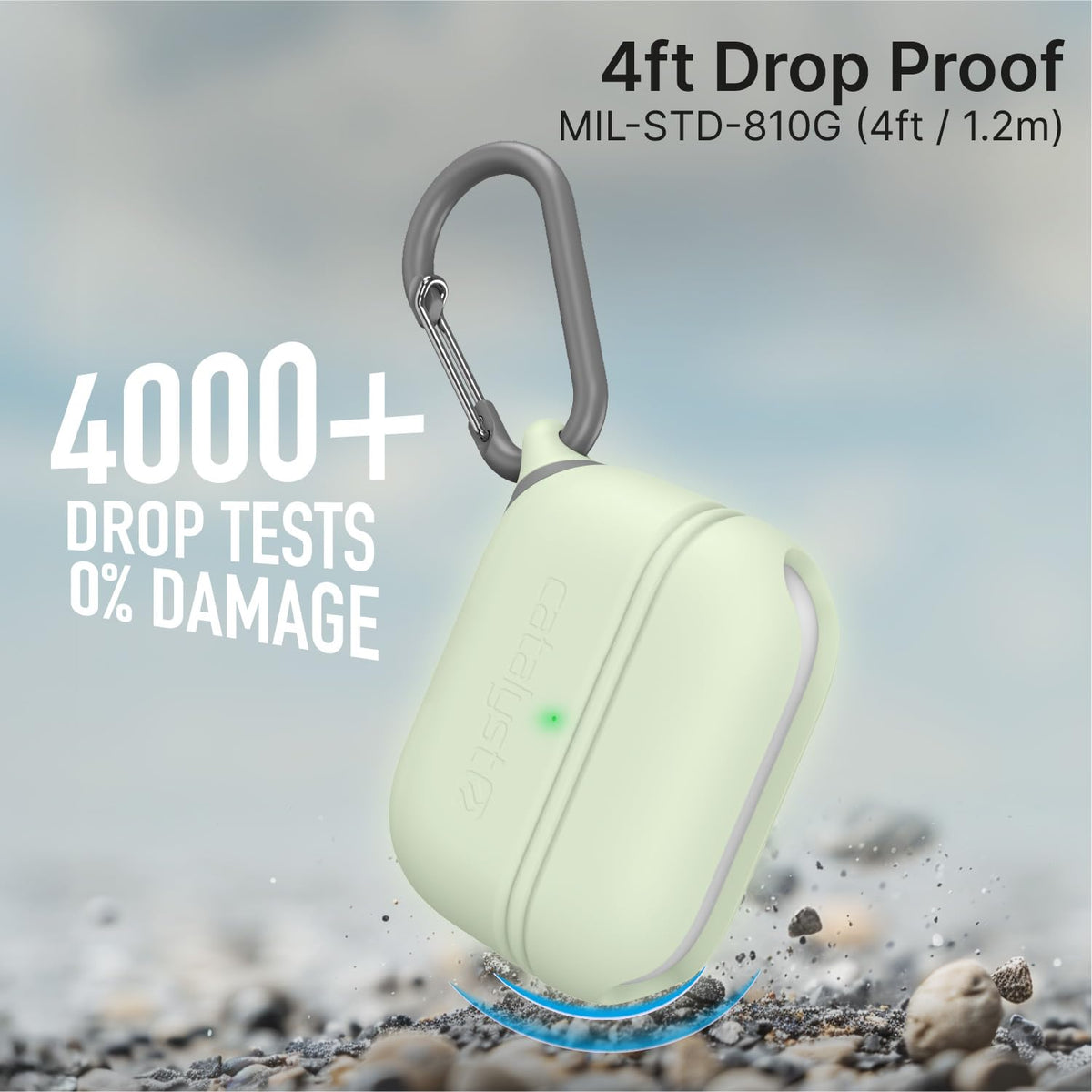 Catalyst AirPods Pro 3 case one-piece design ensures secure protection.
