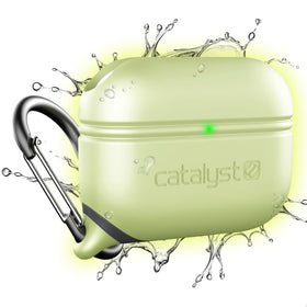 Catalyst AirPods Pro 3 case waterproof IP67 protects against rain and splashes.