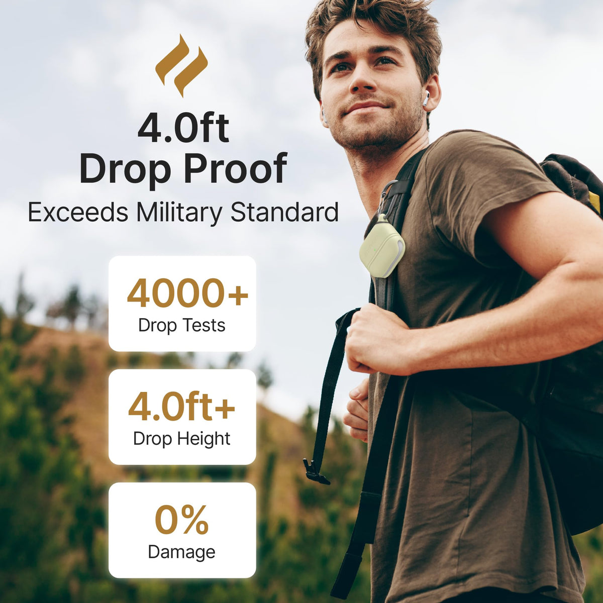 Catalyst with aluminum carabiner clipped for effortless portability