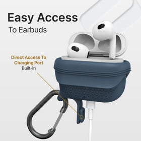 Catalyst case next to keys showing scale and pocket-friendly size