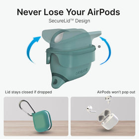 Catalyst AirPods 4 case showing USB-C port access for charging