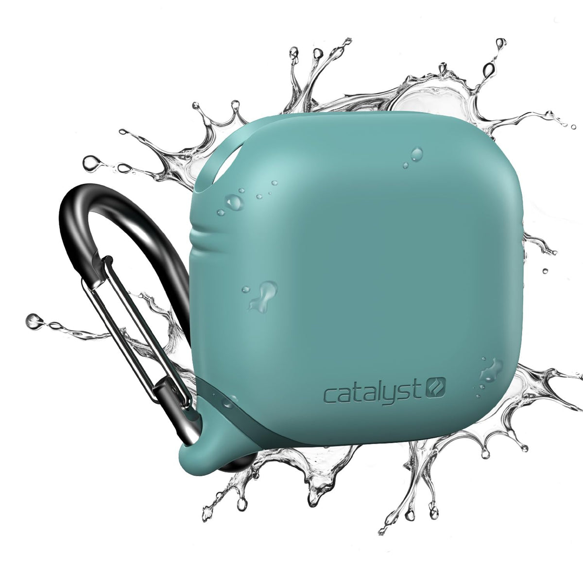 Catalyst AirPods 4 waterproof case with carabiner for active outdoor use