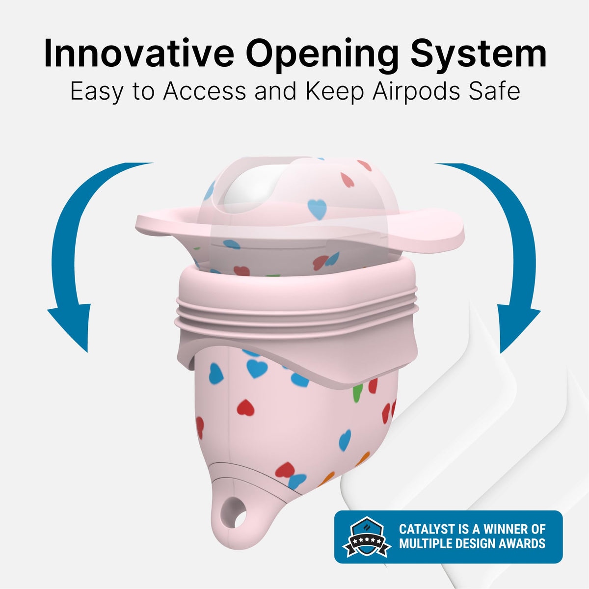 Catalyst attached to backpack with carabiner for portability benefit