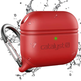 Catalyst front view of AirPods 3 case showing sleek protection and easy carry