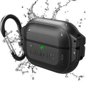 Catalyst front packaging for AirPods Pro case showing durable protection