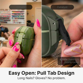 Catalyst glow-in-the-dark case illuminating for easy nighttime locating