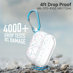 Catalyst attached carabiner on backpack, brand secures on the go