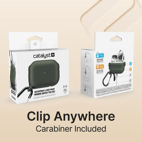 Catalyst on runner's belt outdoors, brand protection during activity