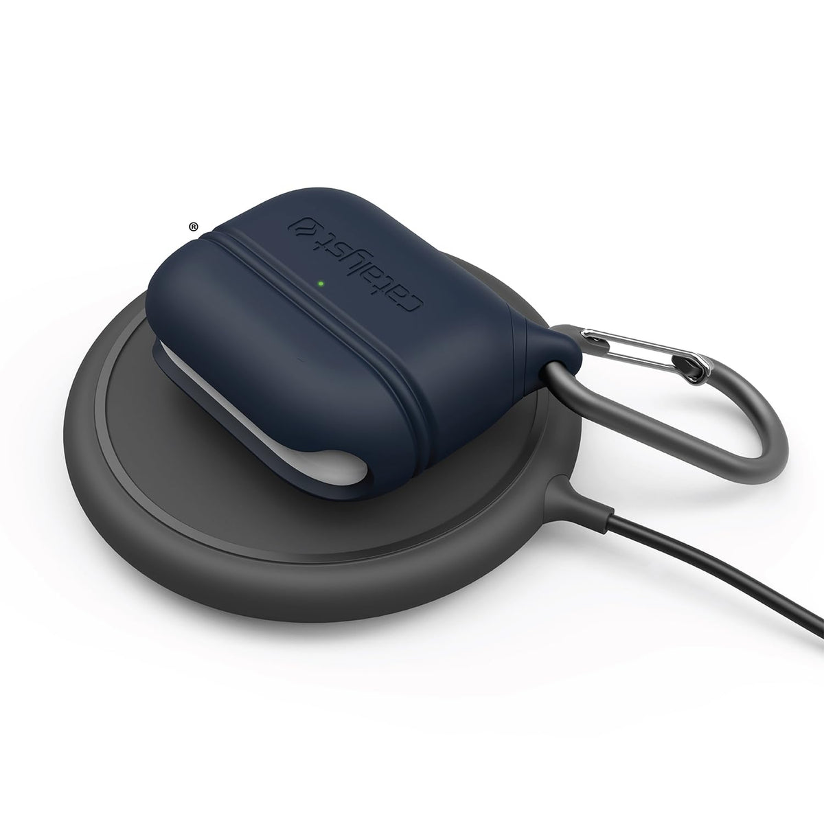 Catalyst opened displaying AirPods Pro inside for easy access