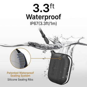 Catalyst silicone texture close-up for secure non-slip grip and comfort