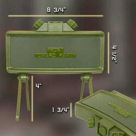 Catastrophic Industries Claymore rugged military design stands up to rough trips with durable, shockproof performance.
