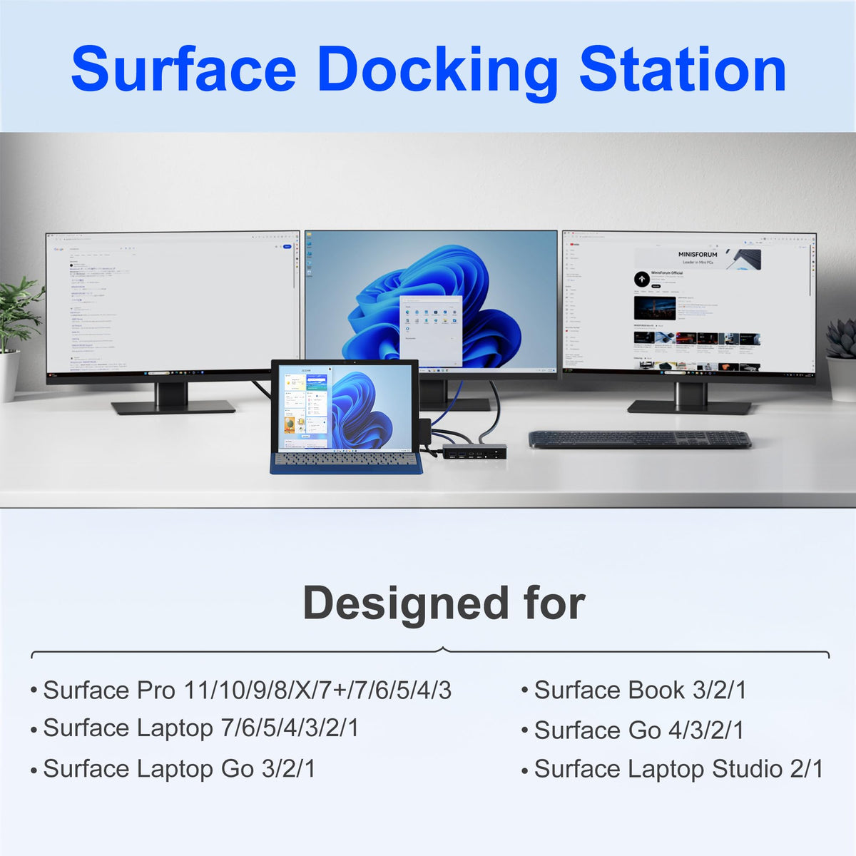 Cateck Surface Dock SD/TF reader provides quick media access from cameras.