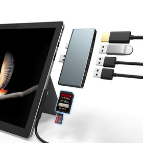 Cateck Surface Pro Dock hub with 4K HDMI for crisp external display expansion