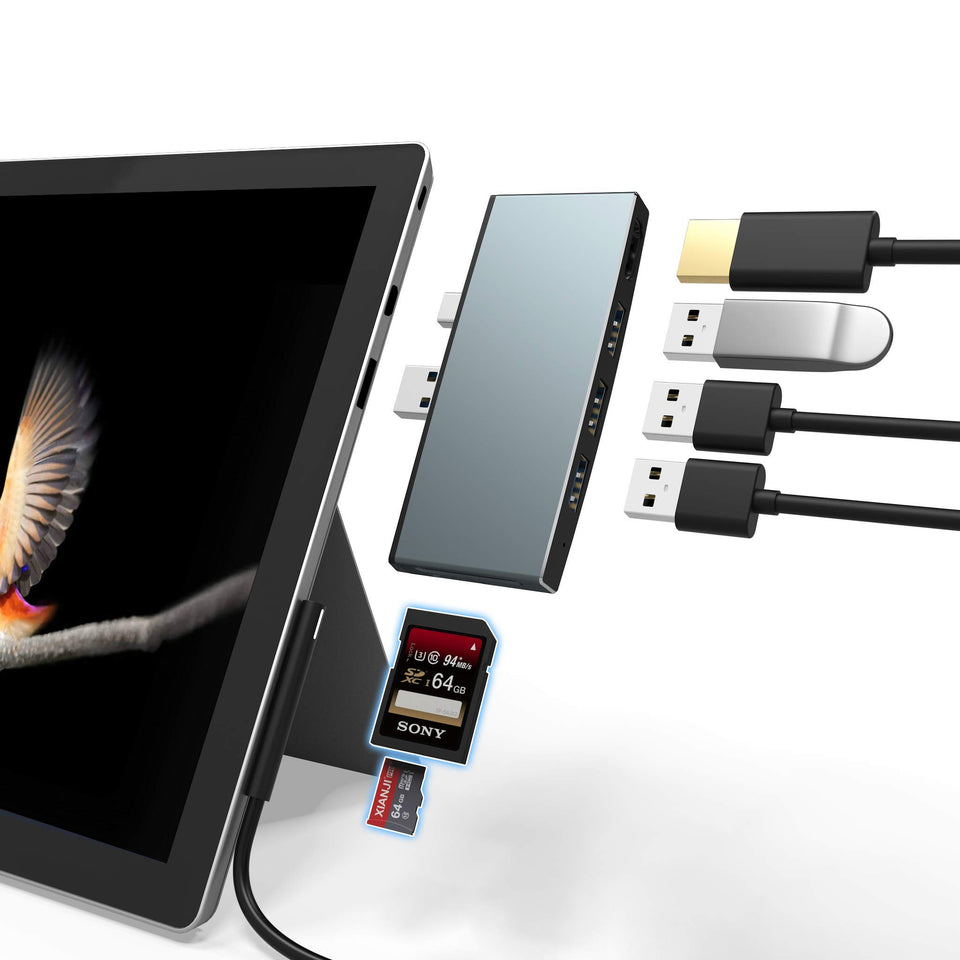 Cateck Surface Pro Dock hub with 4K HDMI for crisp external display expansion